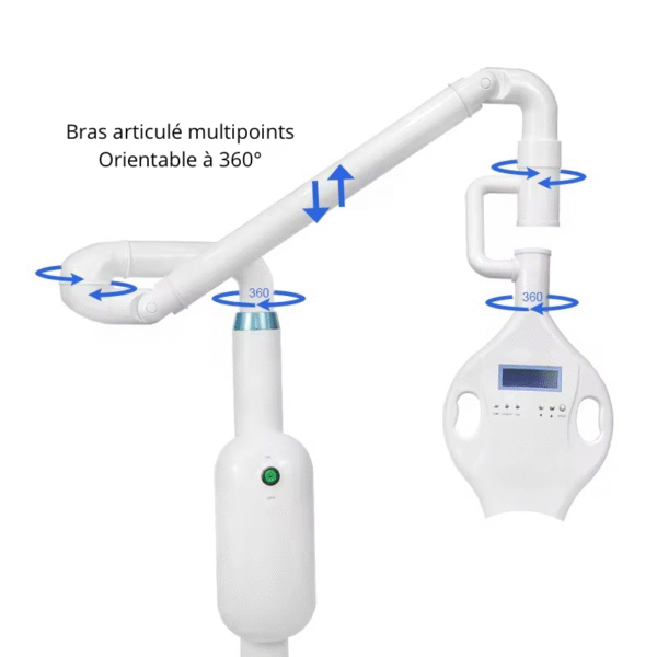 Lampe de blanchiment dentaire professionnelle Dermatech Lab avec formation de blanchiment dentaire offerte