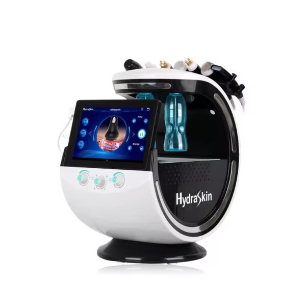 Appareil Hydrafacial professionnel HydraSkin avec analyseur de peau intégré pour soin visage complet